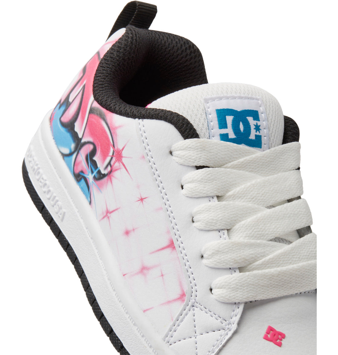 Kids' Graffiti Print Court Graffik Shoes - Image 8